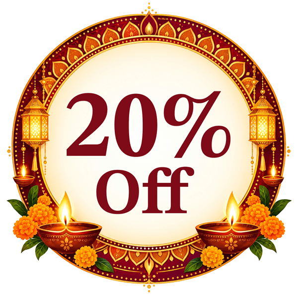 Diwali sale: 20% off collection